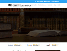 Tablet Screenshot of kurtzrocklaw.com